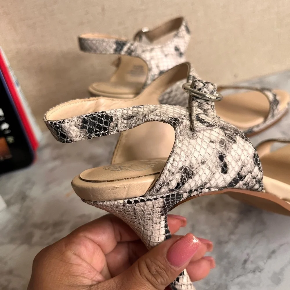 Vince Camuto Snakeskin Patterned Heels
